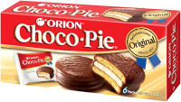 Slatki kolač sa kakao prelivom (ORION Choco-Pie Original 6) 180g